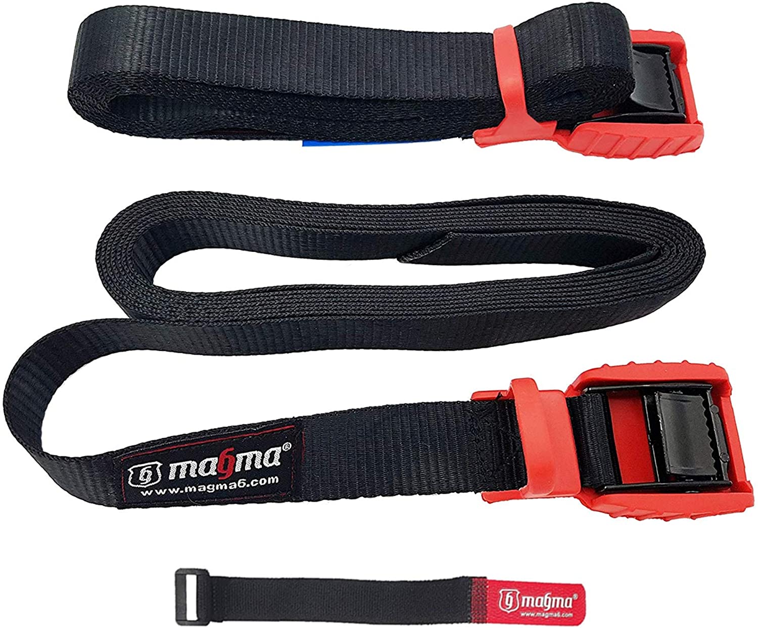 MAGMA 2 Cambuckle Straps, Red, 3m - 2units