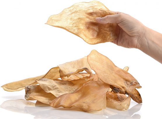 Dragonfly Products - Natural Grain Free Dried Cows Ears Dog Treats | High Protein and Low Fat | 100% British UK Produce for Good Dental Health | Gluten Free Whole Beef Ear Chew | 12 Piece - Image 2