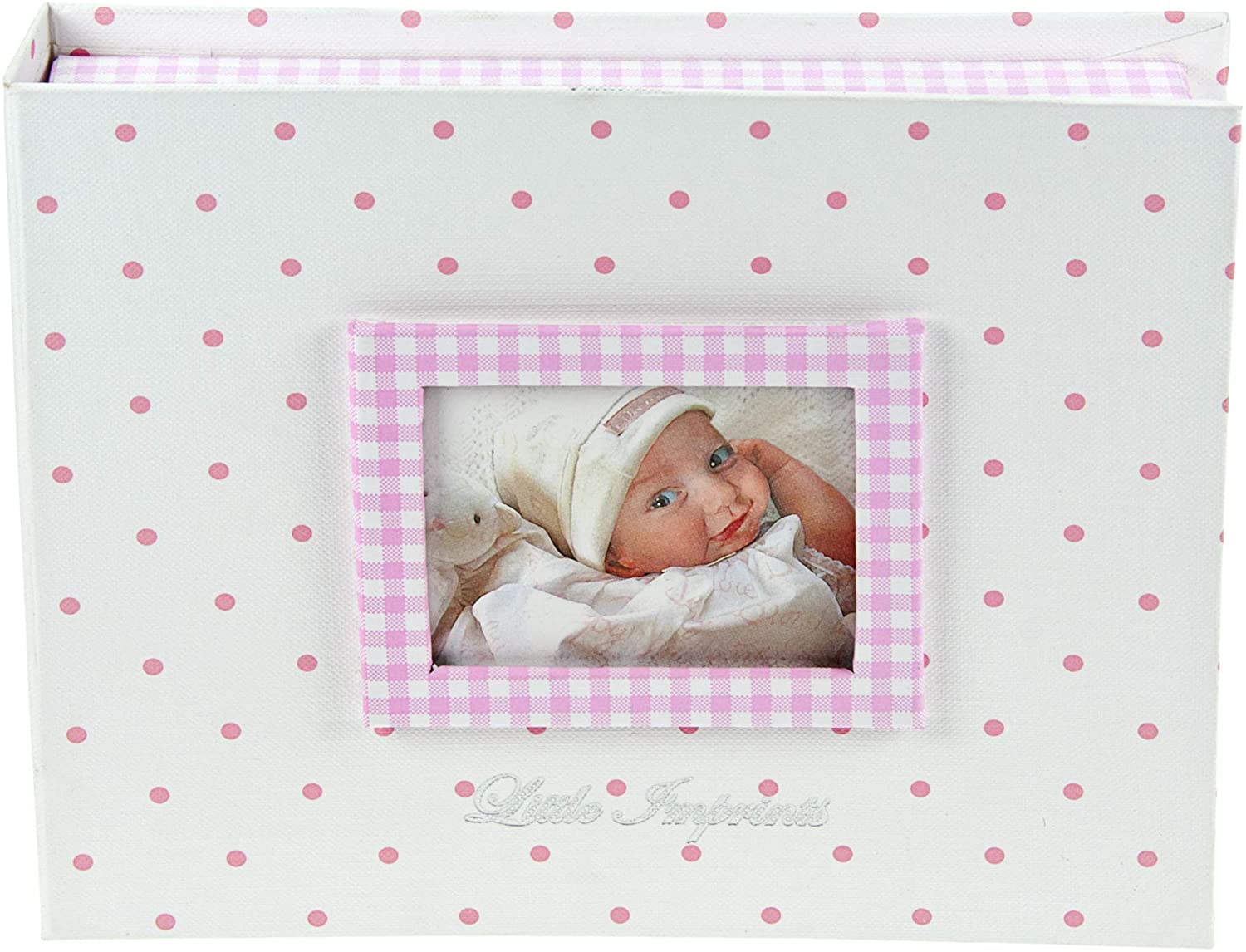 Mousehouse Gifts - Baby Girl Footprint Keepsake Kit, Clay Casting Set for Christening Memories, Pink, 1 Stück (1er Pack)