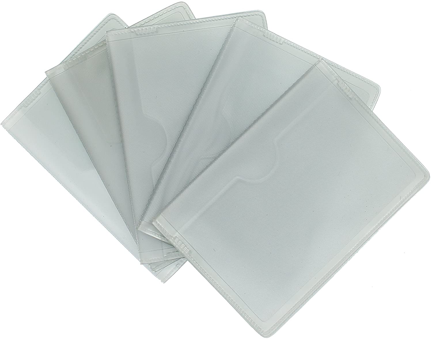 Pack of 5 Portrait Style Replacement Plastic Credit Card Insert Sleeves 5013, 5013 Portrait