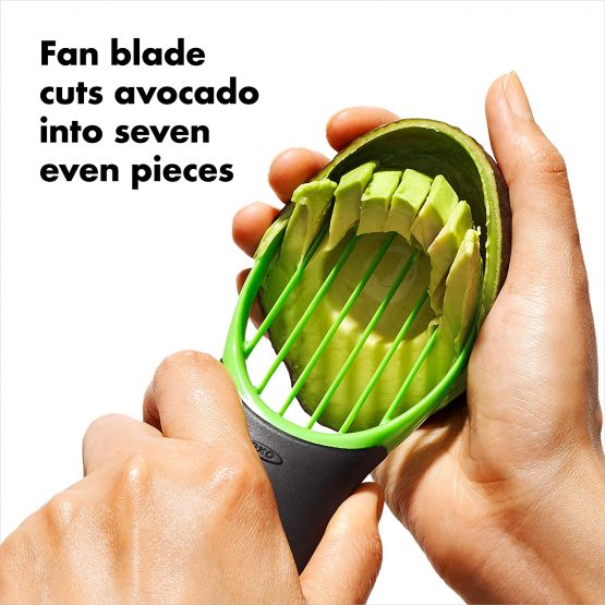 OXO Good Grips 3-In-1 Avocado Slicer - Green - Image 4