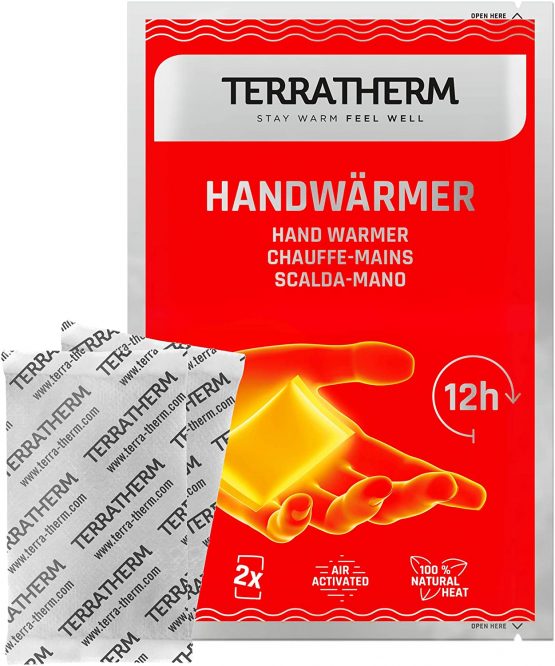 TerraTherm Hand Warmers, Pocket Hand Warmer - 5, 10 or 30 Pairs - for 12 hours of warm hands, Hand Heat Pads activated by air, 100% natural warmth, Pocket Heater - Image 2