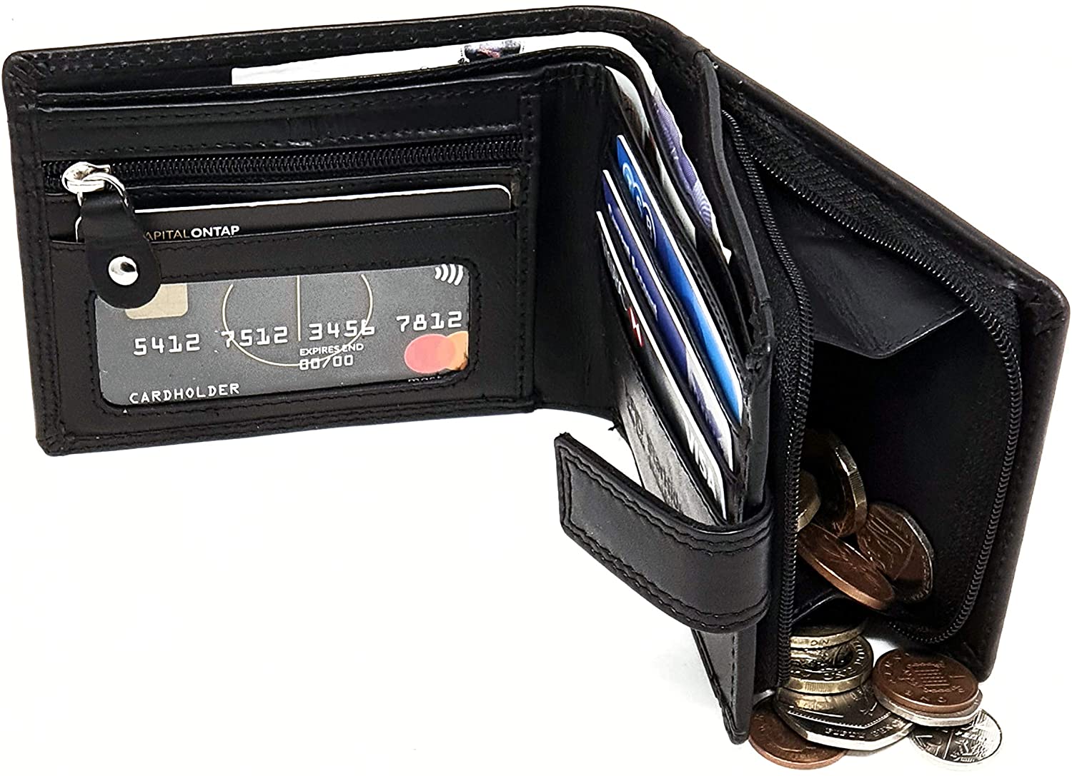 STARHIDE Wallets Men RFID Blocking, Genuine Leather Wallet - Image 3
