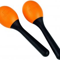 NINO Percussion Plastic Egg Maracas - Orange (NINO569OR)