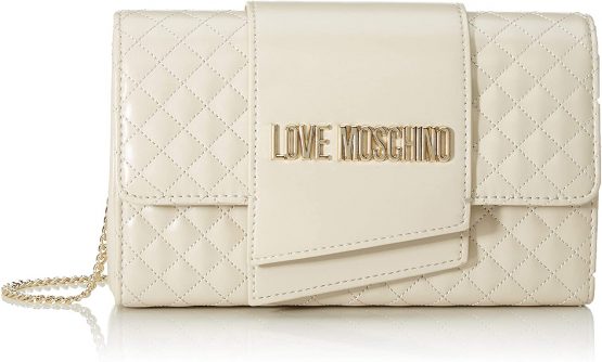 Love Moschino Women's Borsa Quilted Nappa Pu Day Clutch Bag, 13x23x6 Centimeters (W x H x L)