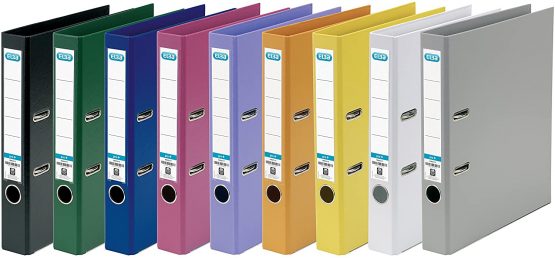 Elba A4 50 mm Plastic Lever Arch File - Blue, 100025925 - Image 2