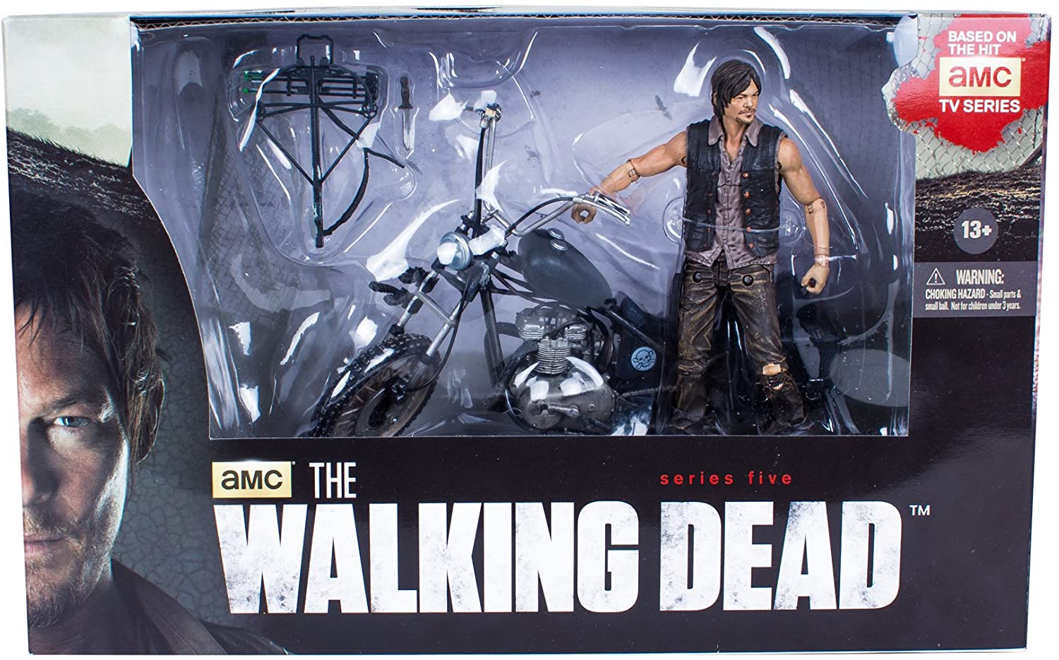 Walking Dead TV Daryl Dixon with Chopper Action Figure Box Set - Image 2