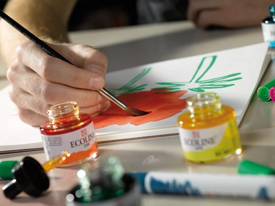 Royal Talens Ecoline Liquid Watercolour Print Paper Pad - Image 2