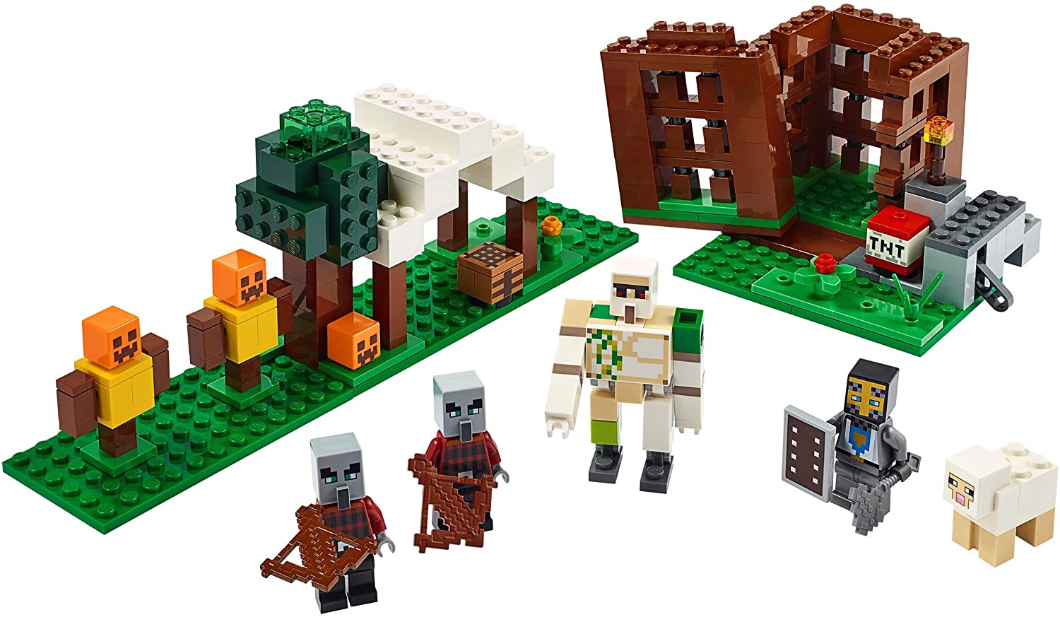 LEGO 21159 Minecraft The Pillager Outpost Action Figures Building Set, Iron Golem Adventure Toy for Kids 7 Years Old - Image 3