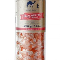 Himalayan Pink Salt Giant Spice Grinder - 390g/13.8oz Easy to Use Pink Salt Mill Fresh Himalayan Salt Contains Essential Rose Salt Minerals