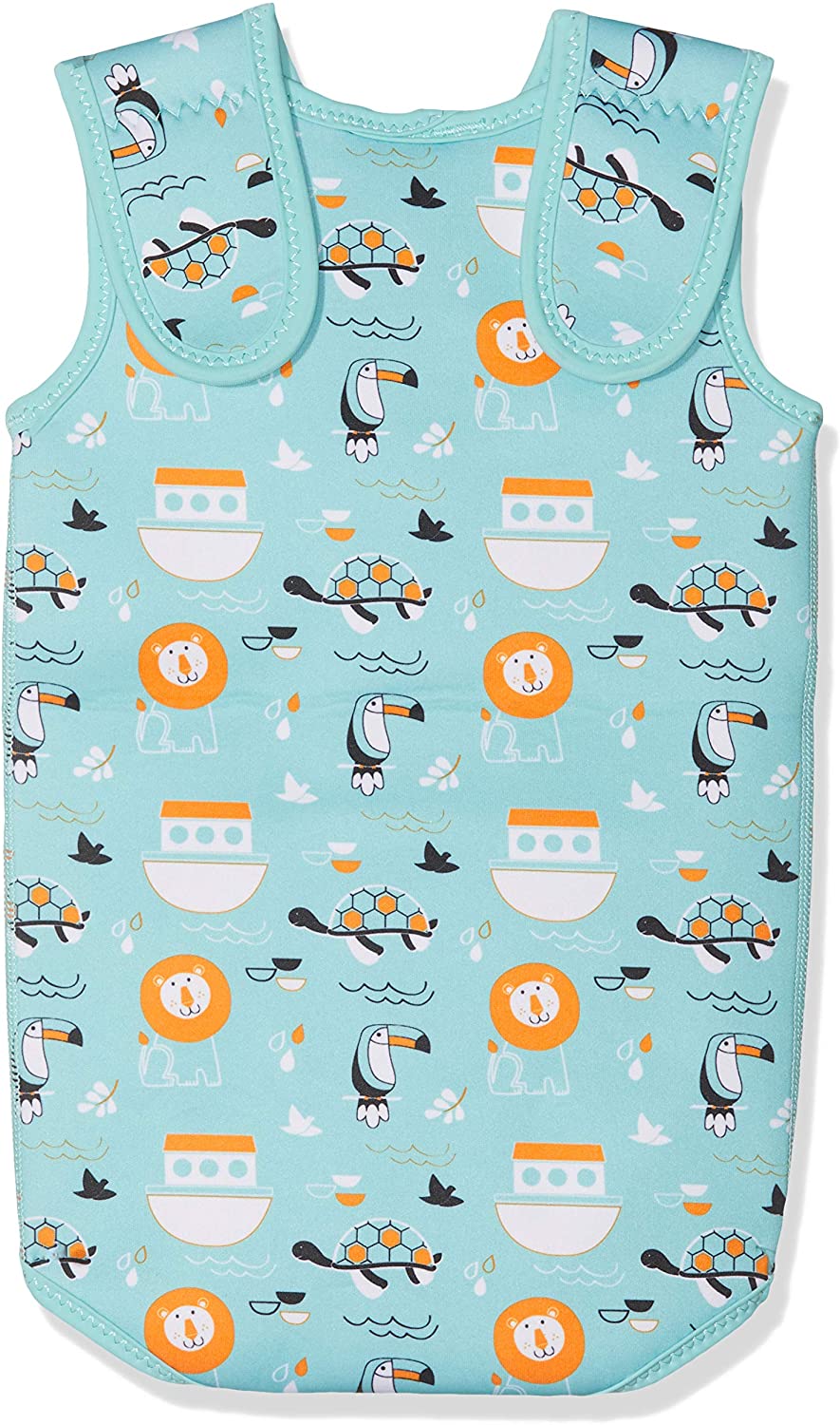 Splash About Baby Wrap Wetsuit, Noah's Ark, 0-6 Months - Image 2