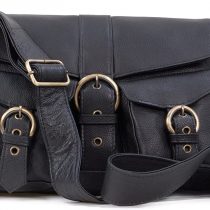 Catwalk Collection Handbags - Ladies Leather Cross Body Bag - Adjustable Shoulder Strap - LOUISA