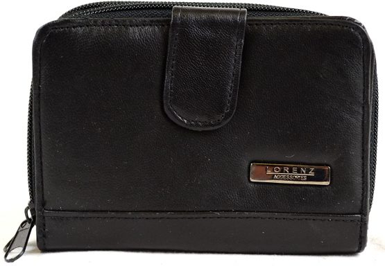 Ladies Super Soft Nappa Leather Bi-Fold Purse with Multiple Compartments and Slots - Image 2