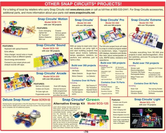 Snap Circuits Arcade SCA-200 | Over 200 STEM Projects | 35 Parts | Full Color Project Manual | STEM Educational Toy for Kids 8+ - Image 4