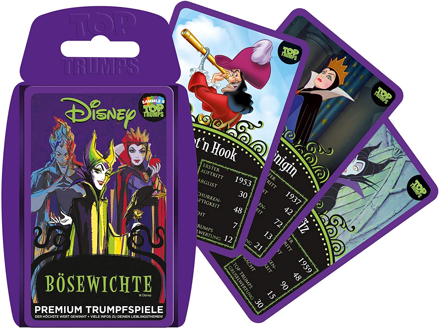 TOP TRUMPS - Disney Bösewichte - Disney Fanartikel - Alter 6+ - Deutsch, Trump Game - Image 2