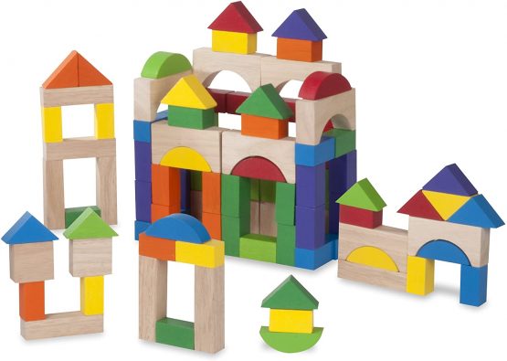Andreu Toys WW-2521 Wonder 100 Pieces Blocks, Multi-Colour, 36 x 24 x 2 cm