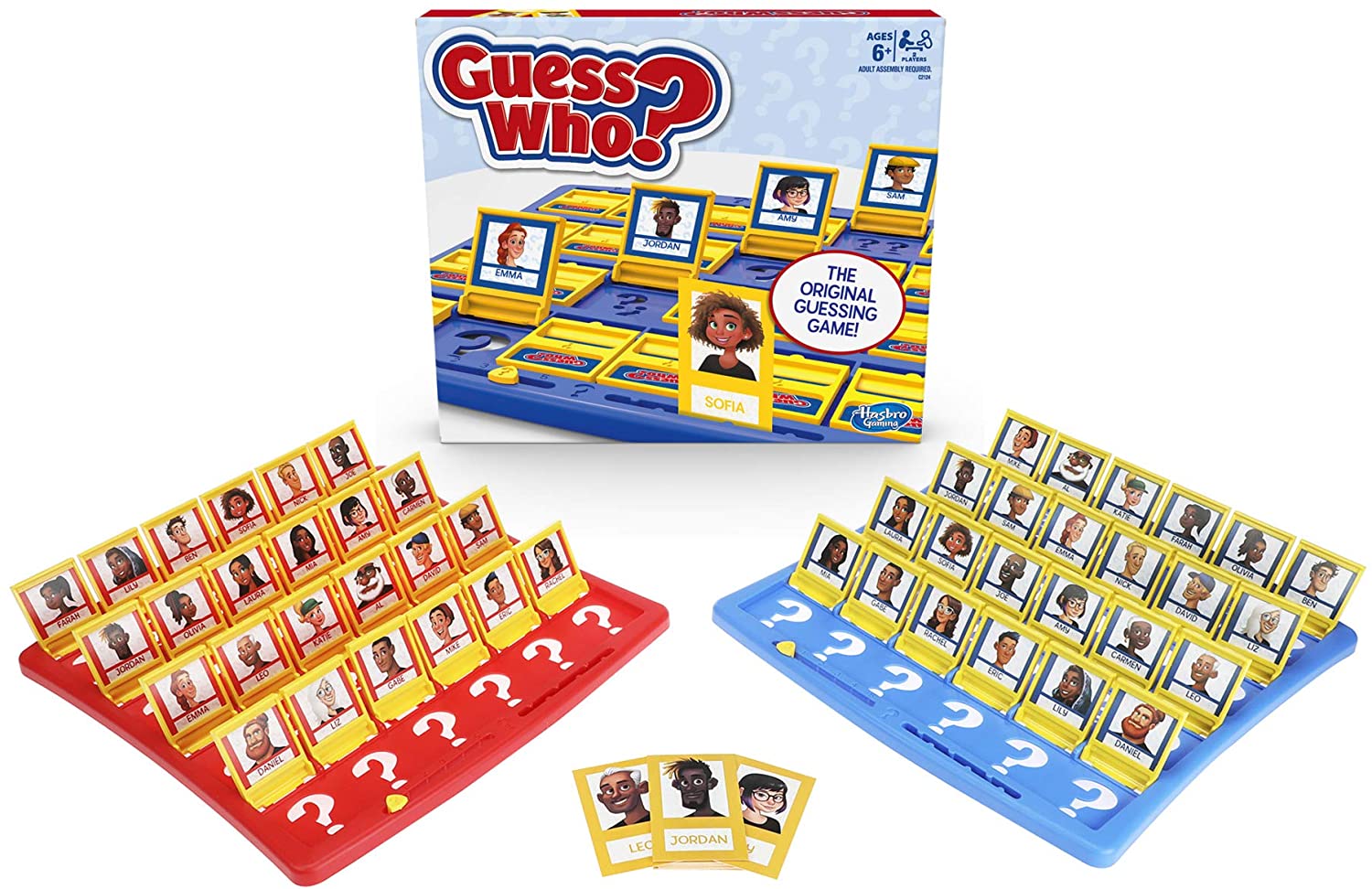 Hasbro Gaming Guess Who? Game Original Guessing Game for Kids Ages 6 and Up For 2 Players, Multicolor, 4.1 x 30.5 x 25.4 cm - Image 3
