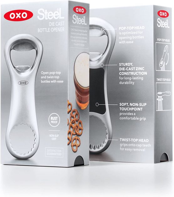 OXO Steel Die-Cast Bottle Opener - Image 3