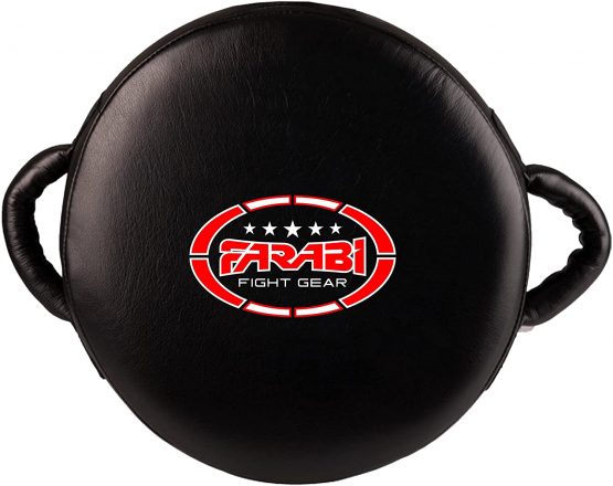 Farabi Real Leather Strike Pad Boxing Pads Muay Thai MMA Taekwondo Kickboxing Punching training Pads Focus pad dummy pads strike anywhere Thai pad kick pad training punching sparring pads. - Image 3