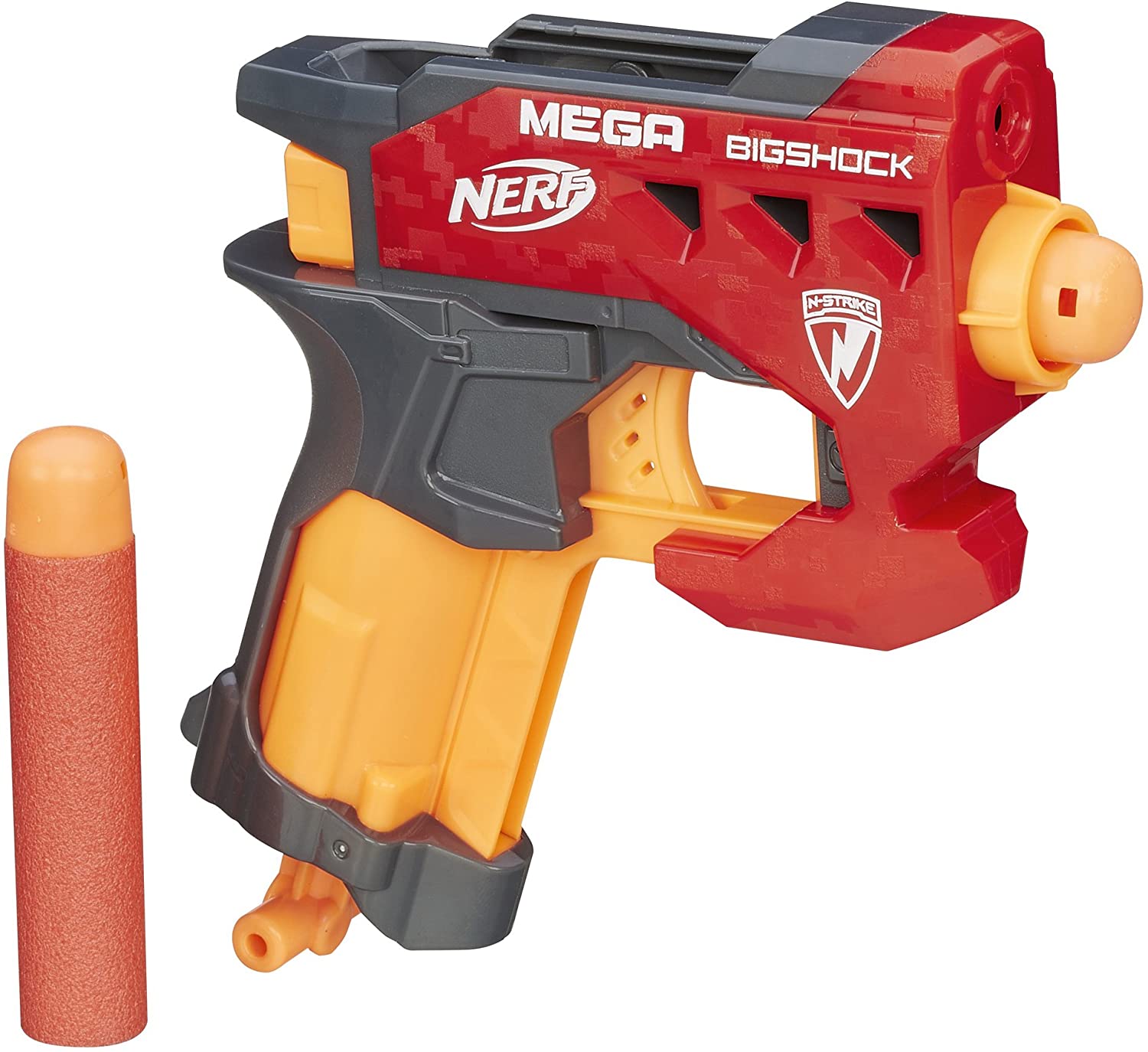 Nerf N-Strike Mega BigShock Blaster, Multicolor, 5.1 x 18.4 x 19.1 cm