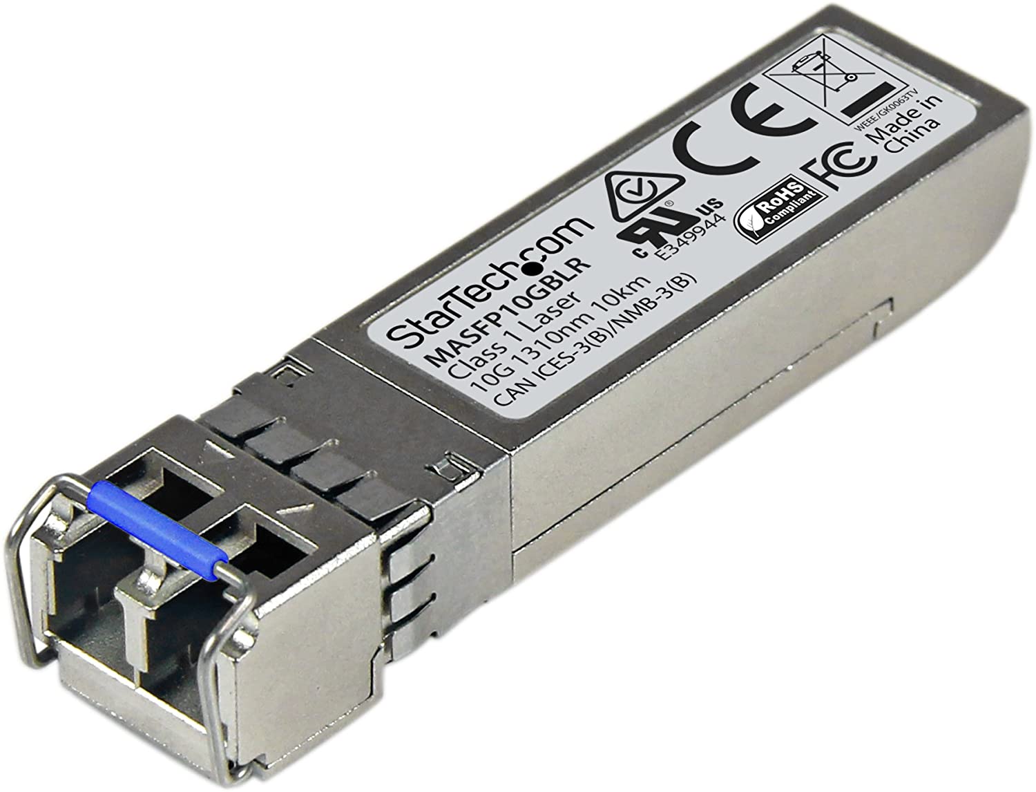 StarTech.com MASFP10GBLR Cisco Meraki Compatible SFP+ Transceiver Module, silver, single