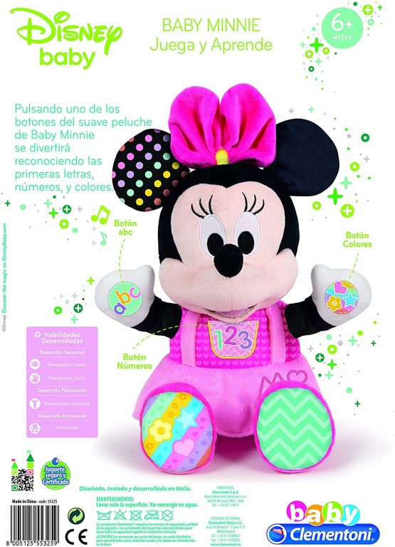 Baby Disney – Baby Minnie Plush (Clementoni 55325) - Image 3