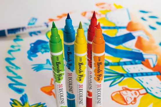 Royal Talens Ecoline Liquid Watercolour Print Paper Pad - Image 3