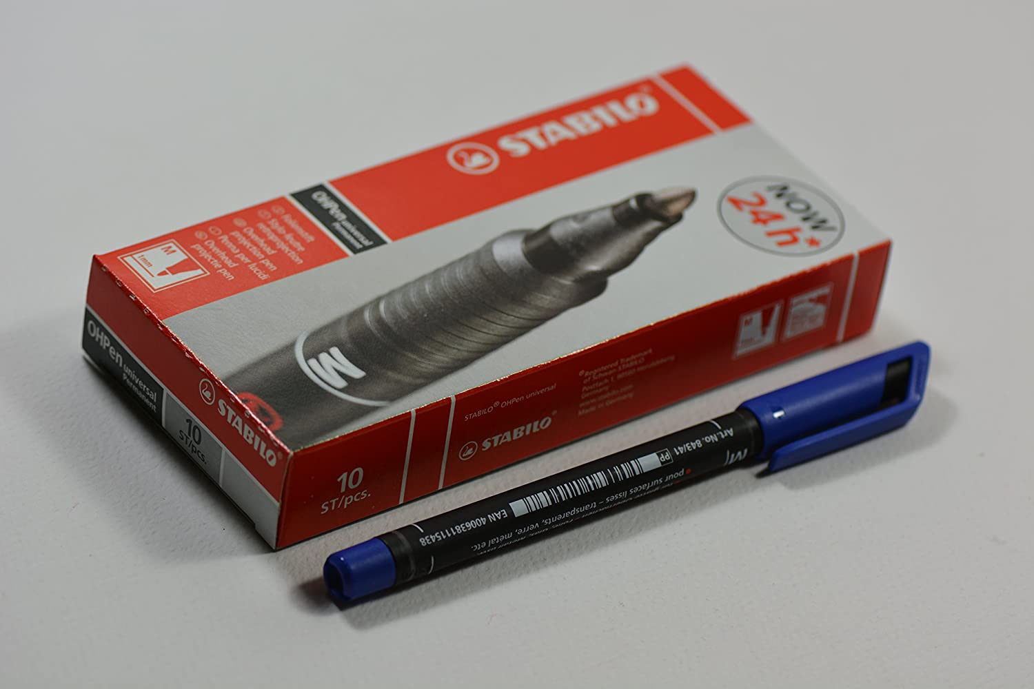 Stabilo 1 mm Permanent Marker - Blue