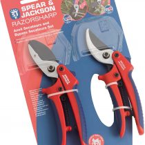 Spear & Jackson CUTTINGSET2 Secateur Set, Multicoloured