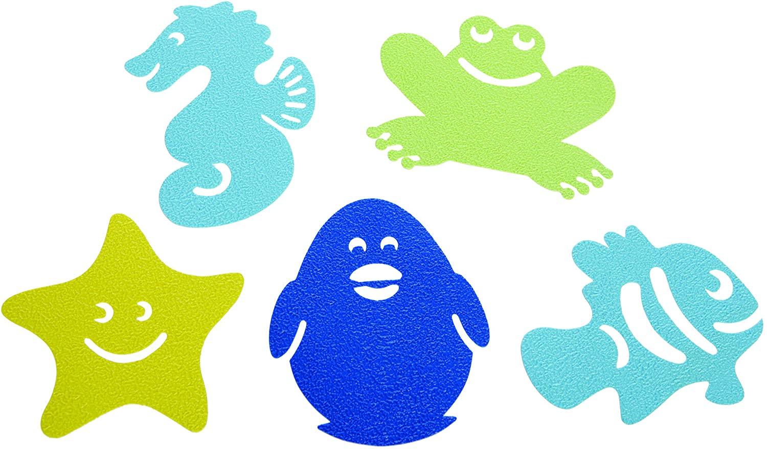 Dreambaby Whatch-Your-Step Anti-Slip Bath Mats (Pack Of 10, Multicoloured), 53 x 53 cm (Rectangular)