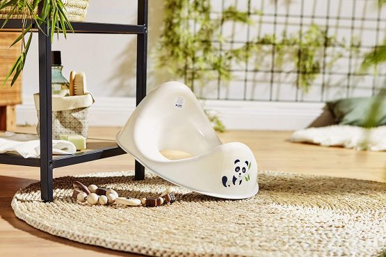Rotho Babydesign Bio Toilet Seat with Panda, 100% Biodegradable, 32.6 x 26.3 x 15.8 cm, Organic White - Image 4
