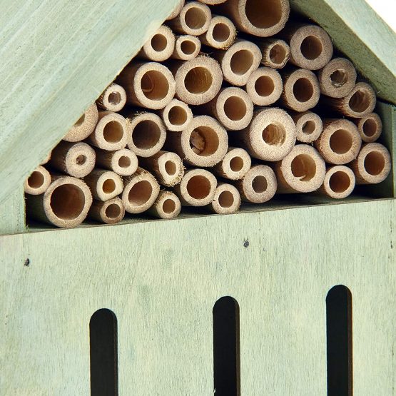 Green Insect & Butterfly Hotel Home House Bees Bugs and Insects Nesting Box - Image 4