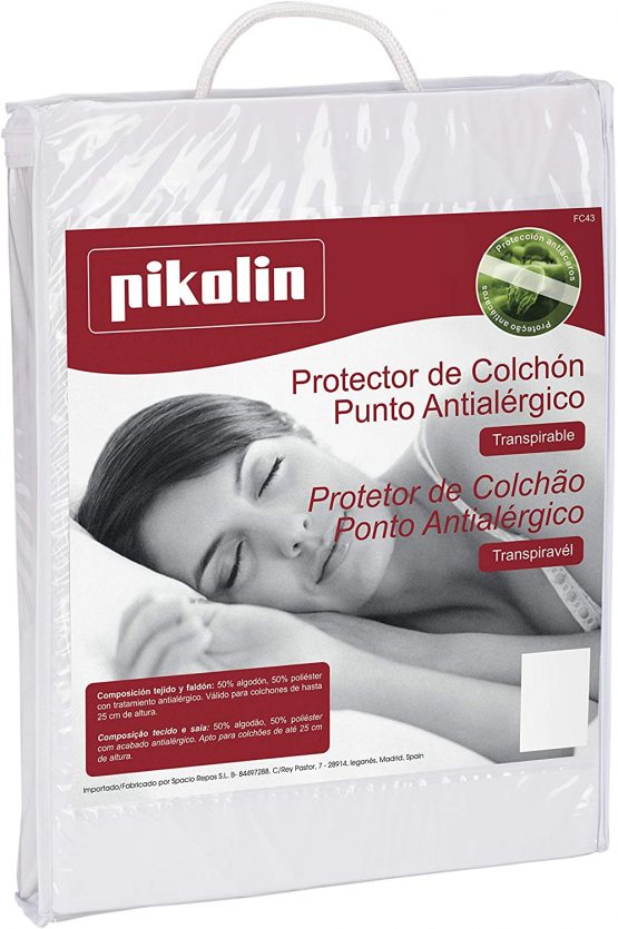 Pikolin Home Mattress Protector, Anti-Allergenic, Breathable, 160 x 190/200 cm, White 200 - Image 3