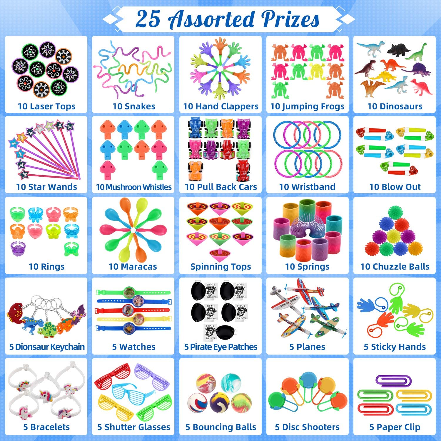 nicknack Bulk Party Bag Fillers for Kids 200PCS Birthday Party Favours Toy Assortment - Image 3