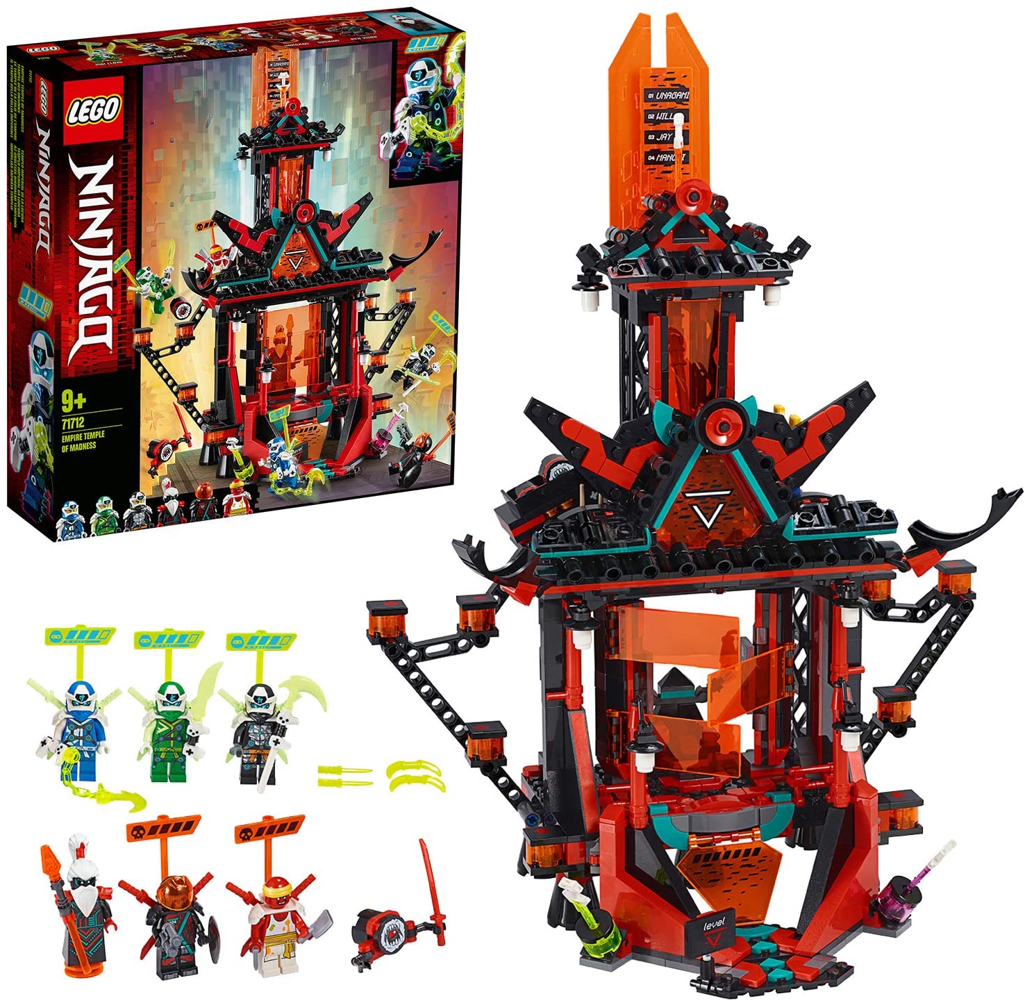 LEGO 71712 Ninjago Empire Temple of Madness, Multicolor