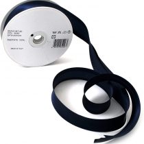 Inastri 25/5/ 5 mm Acetate Satin Bias Binding, Navy Blue 2050