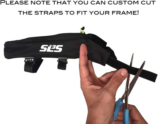Frame Bag | Aero Bike Top Tube Bag | Bike Bags | Adjustable Straps | Stable And Secure | Low Profile Small Bicycle Stem - Image 2