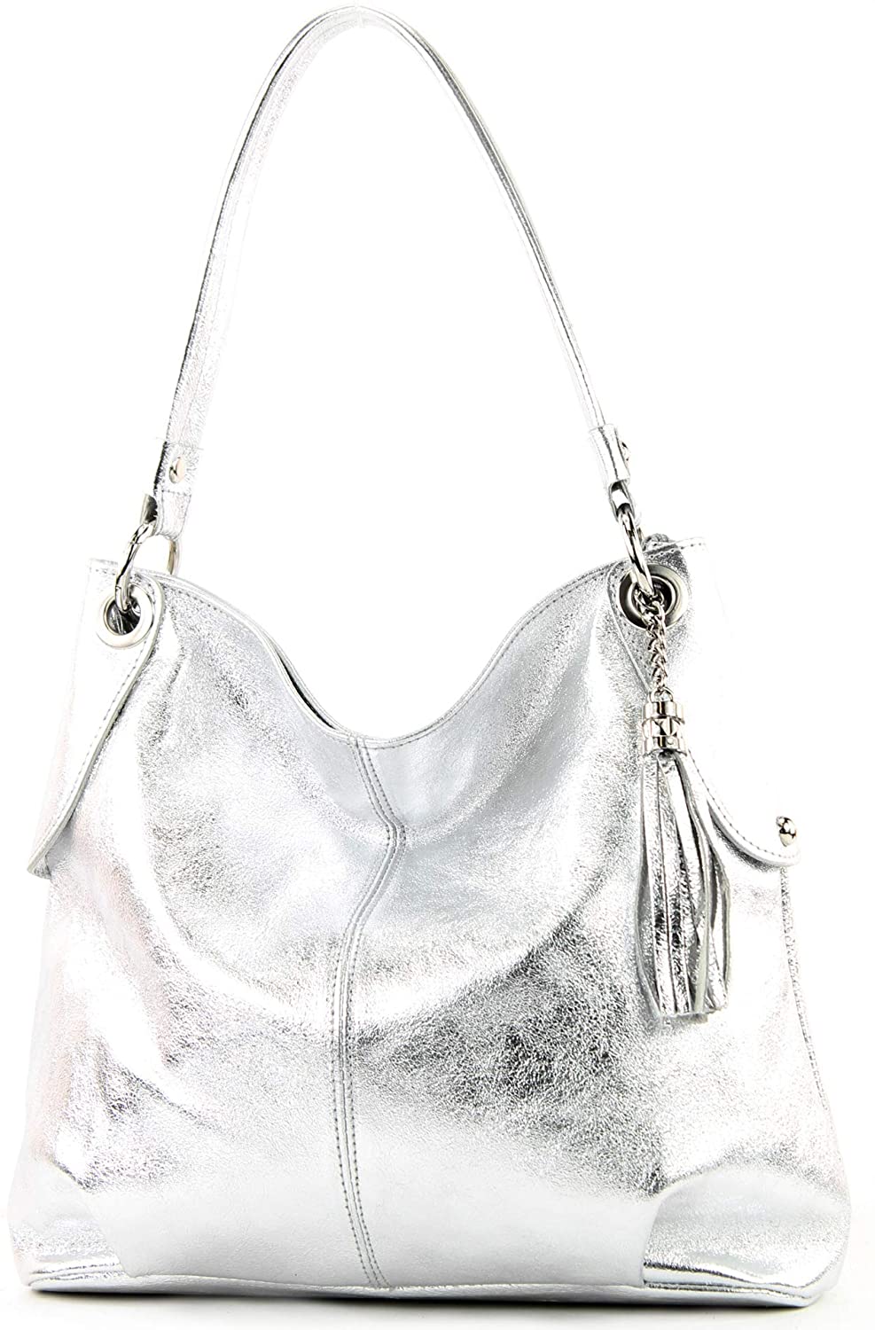 modamoda de - T185 - ital. Ladies leather shoulder bag