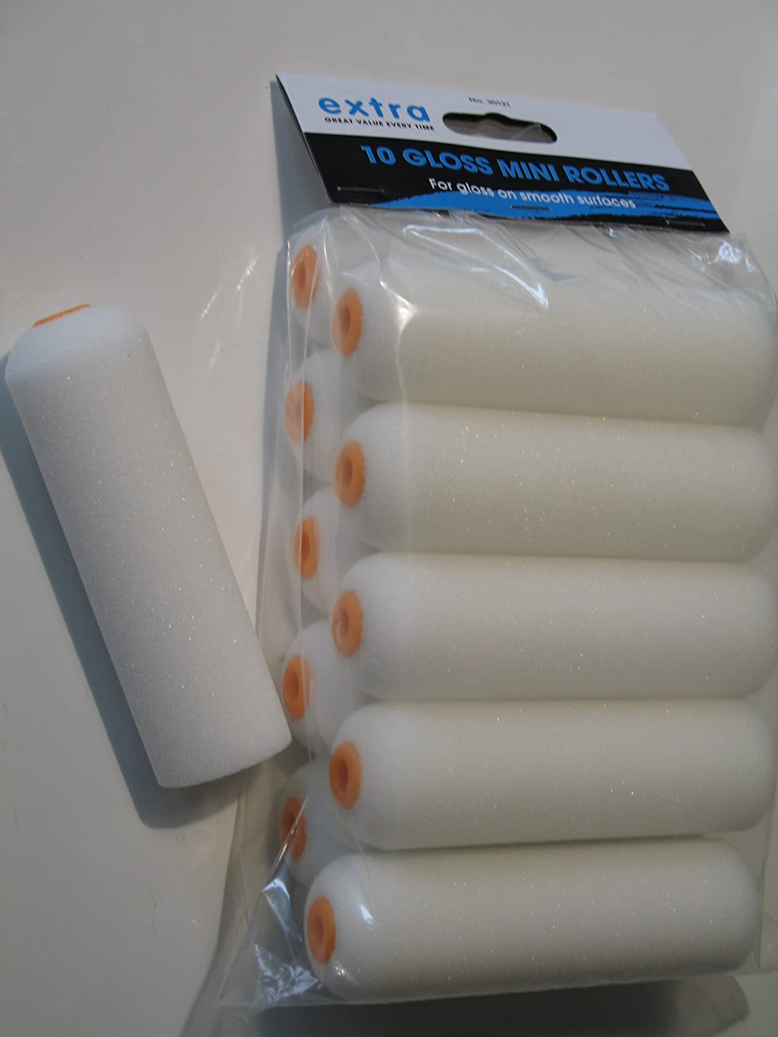 Extra 4" GLOS 10 Roller PK 30121, White - Image 2