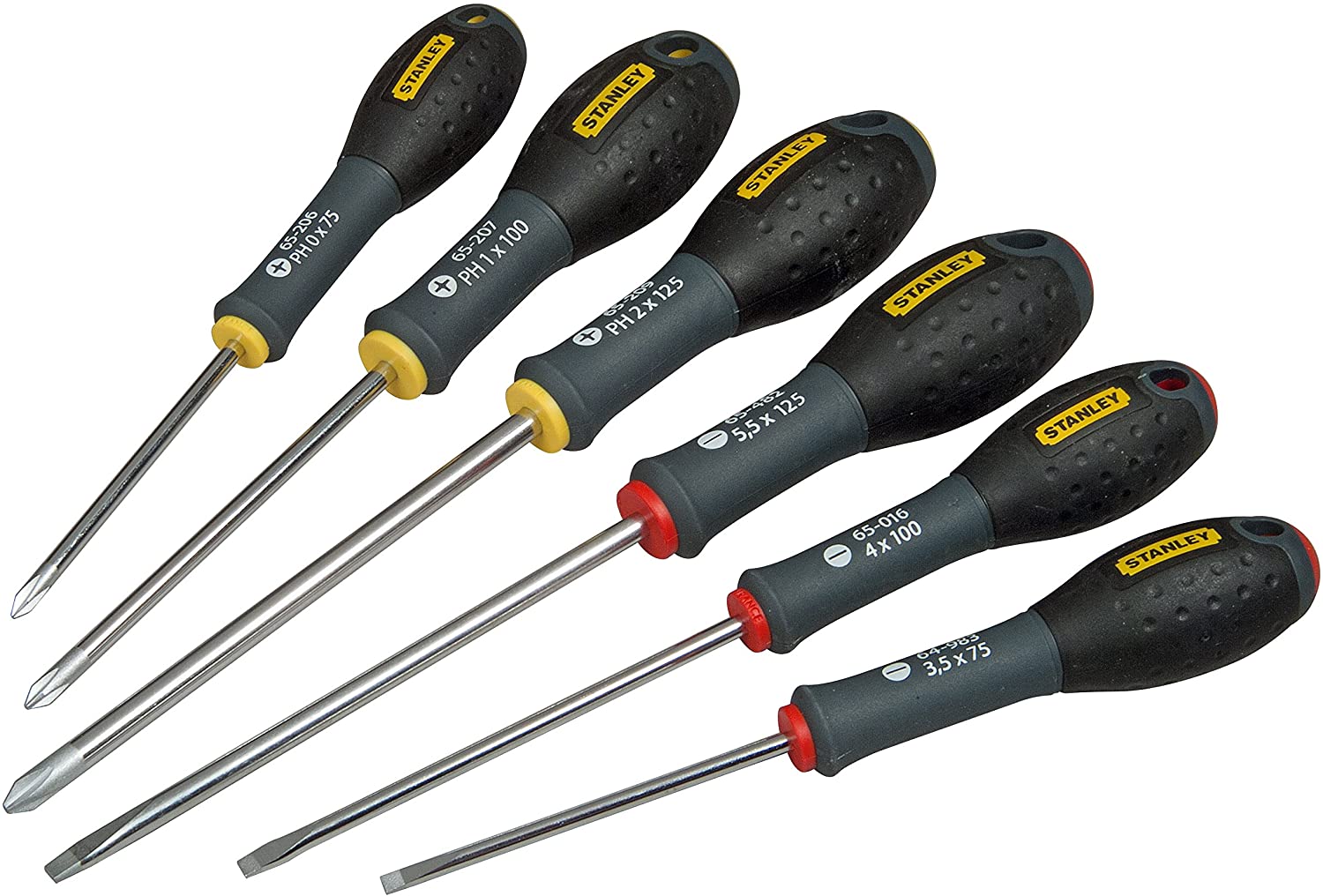 Stanley Fatmax FMHT0-62626 Parallel/PH Screwdriver, Multi-Colour, Set of 6 Piece - Image 2