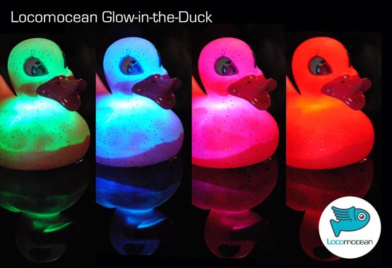 Locomocean Duck Bond (James Bond) / Rubber Duck/Light Up Colour Changing LED - Image 2