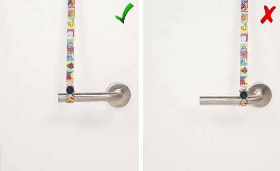 Safety Baby. Lock The Doors. Blockade of Doors for Children. White. - Image 3