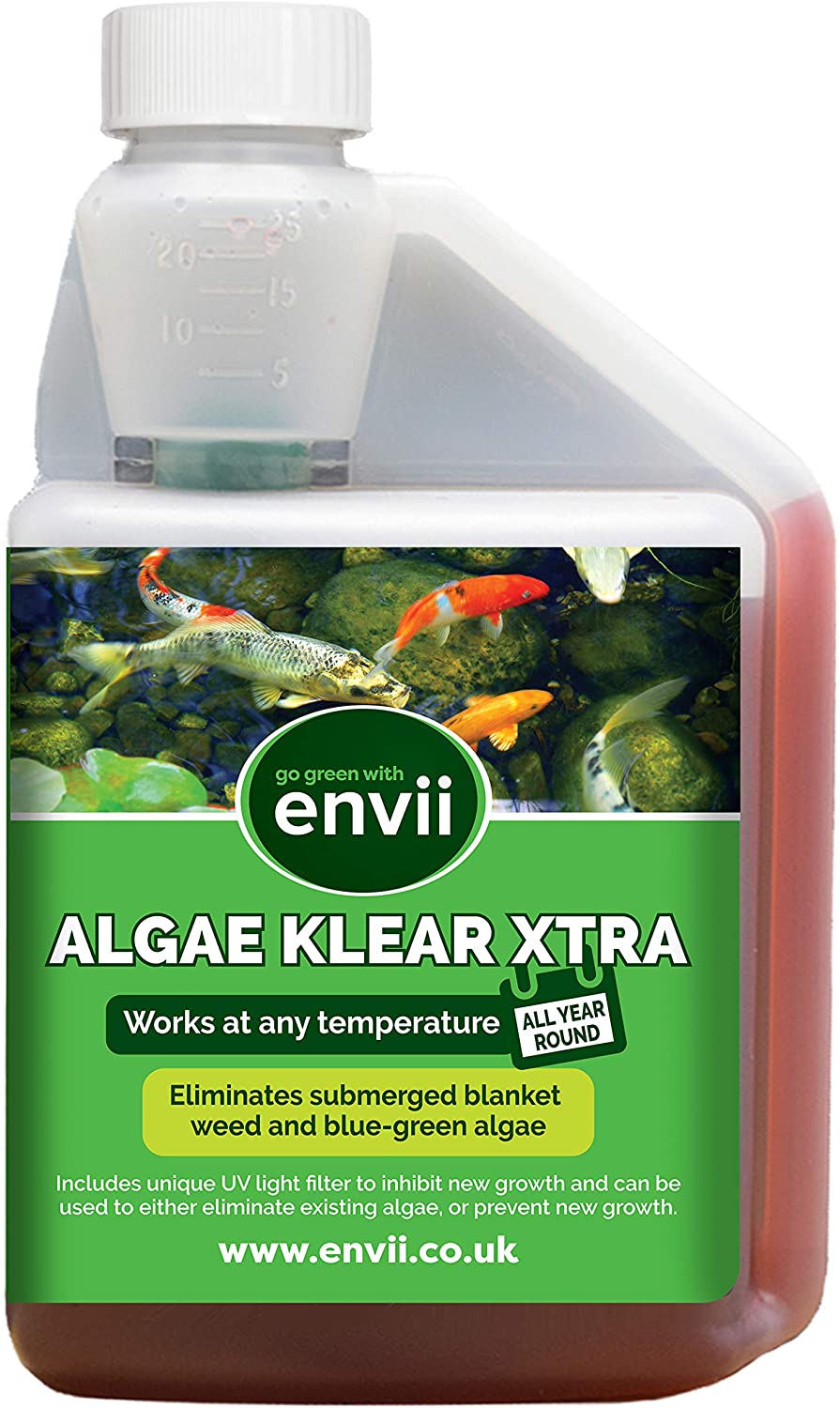 envii Algae Klear Xtra, Blanket Weed Treatment for Ponds Removes Blanket weed & String Algae Working All Year Round