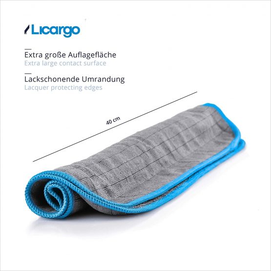 LICARGO® 6x Premium Microfibre Cloths with 380 GSM - Extremely Absorbent and Super Soft - Lint Free Microfibre Cloth Car Polishing Cloth, Microfibre Car Cleaning Cloths - 40x40 cm - Image 3