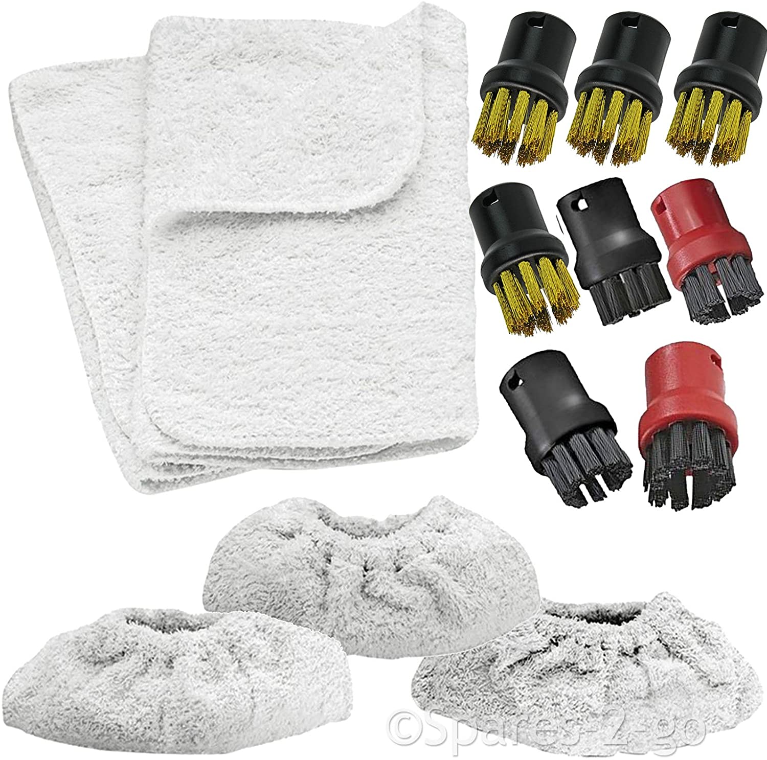 SPARES2GO cotone terry Cloth Covers & Pads compatibile con Karcher a