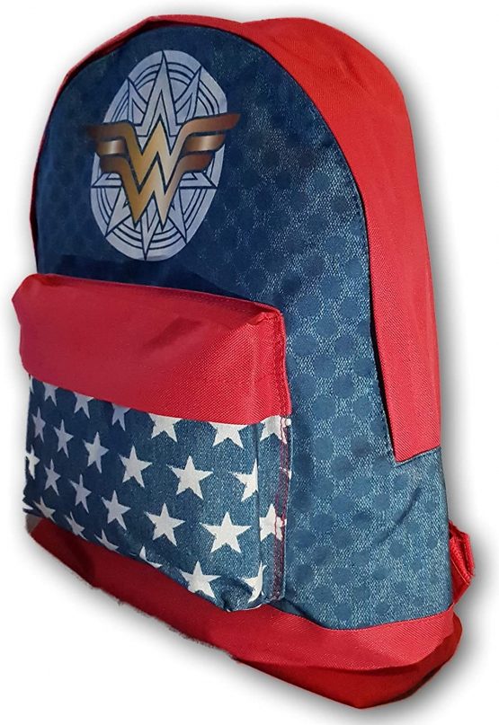 DC Comics Wonder Woman Backpack, School Bag Denim Effect Print 42cm. - Image 4