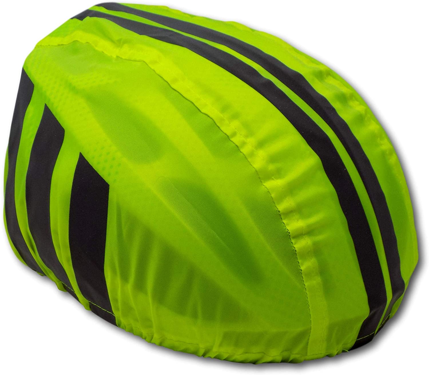 Minder High Visibility Yellow Hi-Vis Reflective Waterproof Bike Bicycle Helmet Cover (Yellow, 1 Pack)
