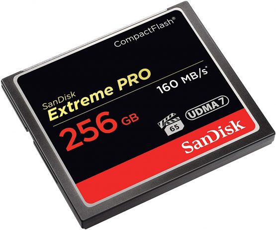 SanDisk Extreme Pro 256 GB 160 MB/s CompactFlash Memory Card - Black/Gold/Red, SDCFXPS-256G-X46 - Image 2