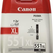 Canon CLI-551XL Original High Yield Inkjet Cartridge, 1 Piece, Black