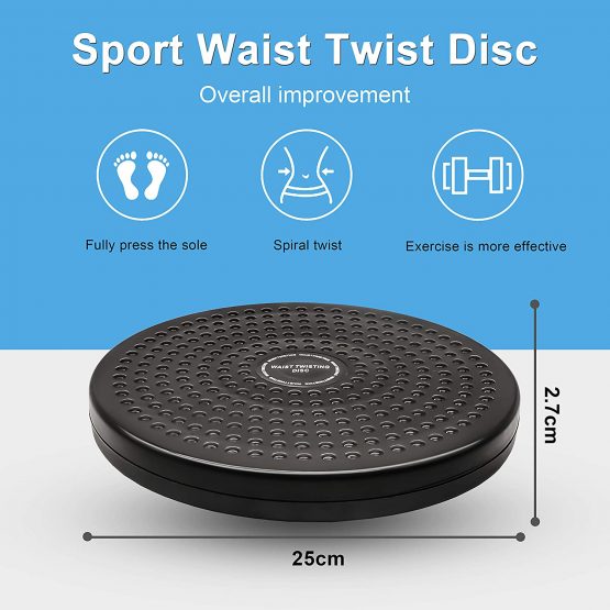 Sport Waist Twist Disc, Balance Board with Non-Slip Safety Platform, Aerobic Exercise Disc Exerciser Rotating Board, Fitness Waist Exercise Equipment - Image 3